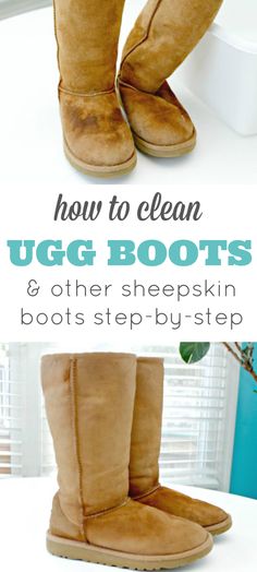 how to clean ugg boots and other sheepskin boots step by step