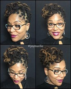 Business Professional Loc Styles, Cruise Loc Styles, Wedding Loc Styles Brides, Short Dread Hairstyles, Women Dreadlock Styles, Elegant Loc Styles Black Women, Loc Styles Medium Updo Women, Locks Hairstyles, Dreads Short Hair