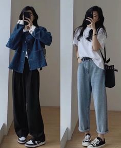 Korean Fashion Women Casual Street Style, Asian Women Fashion Casual Outfit, Normcore Outfits, Boyish Outfits, Gender Fluid Fashion, Celebrity Casual Outfits, Casual Outfit Inspiration