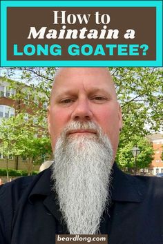 How To Trim A Goatee, Goaties Beard Men, Long Goatee Styles, Long Goatee, Beard Growth Tips, Beard Types, Beard Rings, Goatee Styles, Beard Jewelry