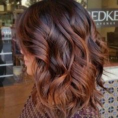 Dark Hair Balayage with Auburn Dark Auburn Hair Color, Dark Auburn Hair, Auburn Balayage, Balayage Hair Dark, Hair Color Auburn, Hair Color Shades