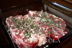 the meat is cooked and ready to be served in the oven or on the grill