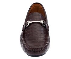 Elevate your style with a unique twist in our Titus crocodile loafers by Amali. These elegant mens brown casual loafers are designed for the modern man who craves a daring yet sophisticated look. Experience luxury and embrace the distinctive crocodile texture that sets you apart. Indulge in these timeless slip on loafers that flawlessly combine boldness and traditional style, leaving a lasting impression with every step. Titus crocodile loafers feature: EMBRACE AMALI ELEGANCE: Indulge in the per Crocodile Loafers, Crocodile Texture, Brown Loafers, Slip On Loafers, Style Savvy, Fancy Party, Casual Loafers, Men Shoes Size, Modern Man