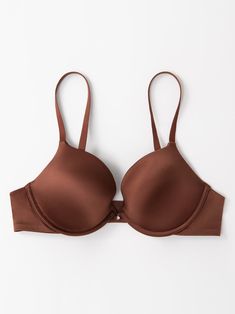 Product Details: 80% nylon, 20% elastane Push Up Effect: Lightly padded bras with soft cotton inside perfectly lift your beautiful breast up, and mold natural shape of the body immediately. This push up bra also features your gorgeous plunge neckline with a cup size up. Ultimate Comfort Material: Smooth and moisture-wicking fabric offers all-day comfort without scratching. Breathable and comfortable, it fits your breast gently with skin-friendly touch. Hand washing suggested. Great Support: Underwire inserted bra supports you for 64 hours. Hook and eye closure at back with adjustable straps just for your best convenience and ease. Basic Collection: This seamless T-shirt bra matchs your everyday choice with five adorable colors. Never troubled about your daily outfit, no matter home-staying Stretch Push-up Bra With Soft Touch, Soft Touch Stretch Push-up Bra, Solid Color Stretch Push-up Nursing Bra, Solid Shapewear Bra With Removable Pads, Seamless Push-up Nursing Bra, Solid Shaping Bra With Removable Pads, Shaping Bra With Removable Pads, Classic Padded Solid Bra, Classic Seamless Bra