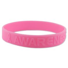 This pink rubber awareness bracelet is perfect for raising awareness for those affected by breast cancer. It is made from 100% pink silicone and is embossed with the word Awareness and two awareness ribbons on either side. Individually poly bagged. Pin Bracelet, Pink Awareness, Bracelets With Meaning, Awareness Bracelet, Rubber Bracelets, Silicone Bracelets, Landing Pages