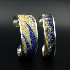 Light the Dark Cuff - narrow – Courtney Denise Lipson Polishing Compound, Mosaic Inlay, Micro Mosaic, Sterling Silver Cuff Bracelet, Soft Bristle Brush, Sterling Silver Cuff, Grout, Silver Cuff Bracelet, Silver Cuff