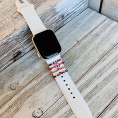 These super cute watch band accessories are suitable for Most Silicone band/leather bands. Designed as a loop ring that slides easily on your watch bands.( Compatible with Apple Watch Silicone Band suitable all Apple series 1-10 & SE, Samsung, & Versa Watch Bands. Cute Decorative Ring compatible for most Watch Bands suitable for Samsung Galaxy Watch5, Galaxy Watch4, 40mm 44mm/Classic 42mm 46mm, Galaxy Watch 3 41mm, Galaxy Watch5, Galaxy Watch4, 2mm, Samsung Watch Active 40mm/Active 2 40mm 42mm. Apple Watch Silicone Band, Samsung Watch, Band Accessories, Cute Watches, Huawei Watch, Metal Ornament, Silicon Bands, Cute Pattern, Leather Band