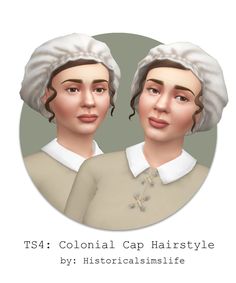 Hennessy Vs, Cap Hairstyles, Edwardian Hairstyles, Historical Hats, Sims 4 Download, Victorian Hairstyles, Sims 4 Gameplay