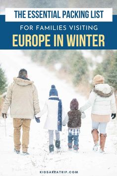 Europe winter packing list European Packing List, Europe Winter Packing, Essential Packing List, Winter Travel Packing, Germany In Winter, Europe In Winter, Winter Packing List, Packing Essentials List, Europe Packing List