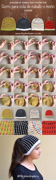 instructions to crochet a beanie hat for beginners