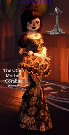 Beldam Coraline, Other Mother Coraline, Fashion Definition, Fashion Meaning, The Other Mother, Outfits Hacks, Other Mother