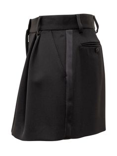 Mini skirt with button and zipper closure. Belt loops. Four pockets.Composition: 90% Virgin Wool, 8% Silk, 2% Polyester Shop Skirt, Red Valentino Shoes, Expensive Handbags, Self Portrait Dress, Skirt With Buttons, Feminine Chic, Zegna Shoes, Valentino Shoes, Red Valentino