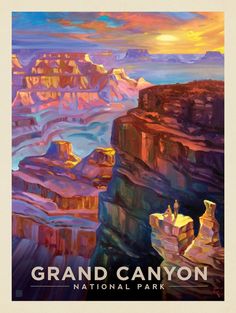 the grand canyon national park poster