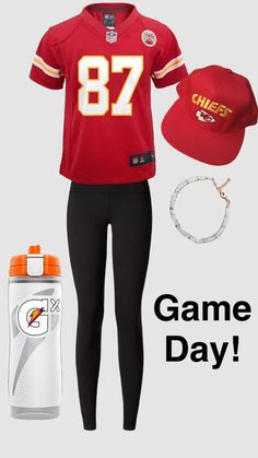 Kc Cheifs, Chiefs Game, Nfl Outfits, Football Outfits, Gameday Outfit, Gaming Clothes