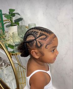 Kids Cornrow Hairstyles, Kids Curly Hairstyles, Toddler Hairstyles Girl, Braided Cornrow Hairstyles, Pretty Braided Hairstyles