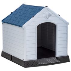 BestPet Large Dog House Insulated Kennel Durable Plastic Dog House for Small Medium Elevated Floor, Small Dog House, Large Dog House, Puppy House, Dog House Diy, Lazy Dog