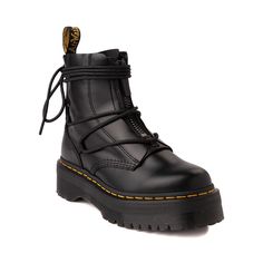 Dr Martens Jarrick Ii, Dr Martens Jarrick, Footwear For Men, Martens Boots, Black Platform Boots, Dr Martens Boots, Classic Heels, Goodyear Welt, Shoe Size Chart