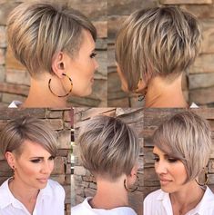 Modern Haircuts, Short Haircuts For Women, Bangs Short, Short Bob Haircuts, Short Blonde, Haircuts For Women, Short Hair Haircuts, Short Blonde Hair, Short Hair Styles Pixie