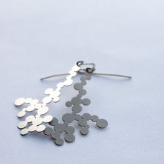 Dendrite  stainless steel earrings modern by nervoussystem on Etsy, $30.00 Science Nerd, Etsy Stuff, Printed Jewelry, Steel Earrings, Diamond Star, Metal Fabrication, Modern Earrings, Lovely Things, Stainless Steel Earrings