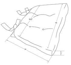 an image of the back end of a bed, with measurements for it and how to use