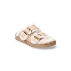 You'll love the comfort and style of these Women's Sonoma Goods For Life® Norna Two Band Faux Fur Sandal Slippers. How do you accessorize? Check out our ACCESSORIES GUIDE for essential tips to elevate your style with must-have accessories.SLIPPER CONSTRUCTION 65% recycled polyeter, 35% polyester upper 30% recycled polyeter, 70% polyester lining Memory foam-padded footbed Foam midsole TPR outsole Memory foam insoleDETAILS Round toe Slip on Flat sole Turn-cuff Product contains faux fur Machine was Comfortable Beige Footbed Sandals, Comfortable Beige Flat Footbed Sandals, Faux Fur Sandals, Accessories Guide, Sandal Slippers, Fur Sandals, Shoe Size Chart, Modern Family, Life Size