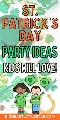 Celebrate St. Patrick’s Day with kids using these exciting easy low-prep party ideas for kids, including fun activities and games! From St. Patrick’s Day crafts for kids to engaging party games, this list has everything you need for festive family fun or school celebrations. 🎉 Kids Party