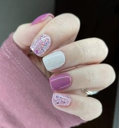 Valentine Nails, Fancy Nails, Short Acrylic Nails, Nail Arts, Nail Polishes, Valentines Nails