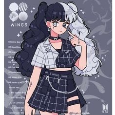 Winged Girl, Bts Wings, 강아지 그림, Drawing Anime Clothes