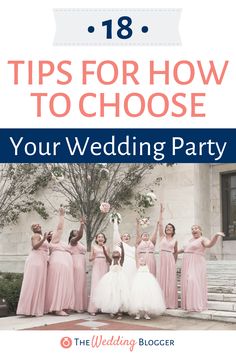 These how to choose your wedding party tips that are great for anyone preparing to ask someone you know to stand with you at your wedding ceremony. If you're considering who to ask to be in your wedding party, here are some great tips and ideas for choosing your wedding party. Check out these great tips for how to choose your bridesmaids and groomsmen! #weddingparty #groomsmen #bridesmaids #weddingplanning #weddingideas How To Choose Your Bridesmaids, How To Choose Bridesmaids, How To Pick Bridesmaids, No Bridesmaids Wedding Ideas, Best Ways To Propose, Groomsmen Bridesmaids, Bachelorette Bachelor Party