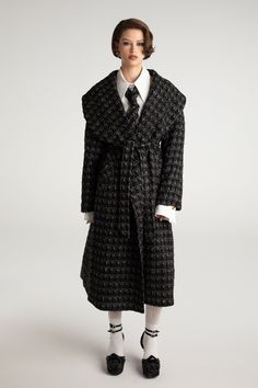 Cozy up during the chilliest seasons of the year in the beautiful Emmeline Coat.This posh number features a wide-edge lapel design that gives it an English look and feel. It includes three functional buckles that can allow you to wrap it up or dress it down. Wide-edge lapel design Functional buckles Belt included Dry clean only Buckles Belt, Nana Jacqueline, Lapel Design, Lapel Coat, Kpop Style, Seasons Of The Year, Coat Black, Feel It, Turks And Caicos Islands