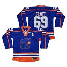 Doug Glatt Goon Halifax Highlanders Hockey Jersey Varsity Jersey With Three Stripes For Sports Season, Collegiate Jersey With Contrast Stripes For Sports, Collegiate Sports Jersey With Contrast Stripes, Three Stripes Jersey For Sports Season Streetwear, Three-stripes Jersey For Sports Season Streetwear, Streetwear Jersey With Three Stripes For Sports, Varsity Jersey For Sports Season Fan Merchandise, Throwback Crew Neck Sports Jersey, Don't Sleep