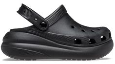 For a fresh new take on your favorite clog, look to the Classic Crush Clog. Featuring added height and a bold design, this dynamic new clog offers many personalization options, with Jibbitz™ holes on the upper and the pivoting backstrap. The Crocs comfort you love, plus an extra dose of height, attitude, and style.  Crush Clog Details:    Bold styling and added height  Unique 2-inch / 5.2cm height, measured from floor to heel rest  Customizable with Jibbitz™ charms  Iconic Crocs Comfort™: Lightw Platform Crocs, Crocs Men, Saltwater Sandals, High Heel Slippers, Love Plus, Crocs Classic Clogs, Platform Clogs, Muck Boots, Clog Sandals