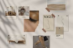 a collage of various images with the word voce written below them and pictures of women's feet