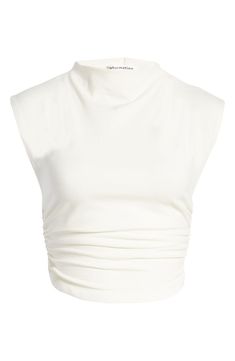 White Top Png, Baby Store Display, Slippers Outfit, Ruched Crop Top, Runway Fashion Couture, Wrist Jewelry, Fancy Makeup, Cotton Crop Top, Ruched Top