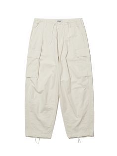 Editor's notesThe heritage jungle pant is a wide fit pant made of bio-washed dense cotton. The pant is breathable and comfy. It features patch flap pockets on the side for utility cargo pants. The hem is adjustable with drawstring and can be styled as both wide pant and jogger pant.- Bio-washed cotton- Elastic waist with drawstrings- Flap patch pocket- Adjustable hem- Wide fit comfy pantMeasurements(in.)XS / S / M / L- Waist: 13.8 in. / 14.8 in. / 15.7 in. / 16.7 in.- Rise: 13.4 in. / 13.8 in. / Beige Cotton Cargo Jeans With Patch Pockets, Khaki Cotton Parachute Pants With Flap Pockets, Beige Cotton Pants With Flap Pockets, Beige Cotton Cargo Pants With Cargo Pockets, Beige Cotton Cargo Pants With Multiple Pockets, Beige Cotton Cargo Pants With Pockets, Cotton Cargo Pants With Patch Pockets, White Cotton Cargo Pants With Patch Pockets, Beige Cotton Pants With Multiple Pockets