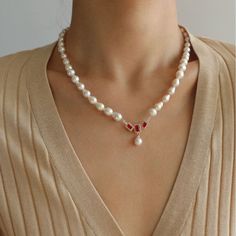 Metal: 18k Recycled Gold Plated On Brass Pearl: Natural Baroque Pearls Chain Length: 440-450mm Weight: 29g Beaded Chain Pendant Pearl Necklace As Gift, Elegant 16 Inch Pearl Necklace Gift, Elegant 16-inch Pearl Necklace Gift, Elegant White 16-inch Chain Necklace, Classic Pearl Necklace With Beaded Chain For Gift, Elegant Red Necklace With Pearl Charm, Classic Beaded Chain Necklace For Gift, Elegant Red Pearl Necklace, Sliver Earrings