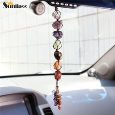 Chakra Heilung, Hippie Car, Stone Decoration, Chakra Pendant, Chakra Healing Crystals, Cute Car Accessories, 7 Chakra, 7 Chakras, Red Agate