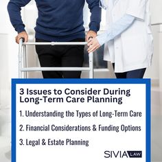 Long-term care planning involves careful consideration of the types of care needed, financial resources, and legal matters.

By addressing these three key issues, you can create a plan that provides peace of mind and ensures that you or your loved ones receive the appropriate care while managing costs effectively.

➡️ Get started today: www.sivialaw.com/contact Elder Law, Veterans Benefits, Long Term Care, Estate Planning, Care Plans, Loved Ones, You Deserve, Peace Of Mind, Life Changes