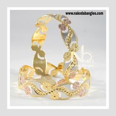 Kada Design, Cnc Bangles, 1 Gram Gold Jewellery, Pure Gold Jewellery, Bangles Gold, Mens Gold Jewelry, Bangles Design