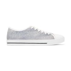 Silver Sparkles Canvas Summer shoes. Perfect for Brides as well for wedding shoes. Converse style sneaker. Made with breathable polyester canvas and featuring hi-poly deodorant memory foam insoles, these women's low top sneakers bear all the marks of an awesome shoe. Turn heads with these fashion canvas sneakers. Breathable polyester canvas, Hi-poly deodorant memory foam insoles, EVA shock-absorbing layer, Durable rubber outsole..   These shoes do run large, please double check the size chart to ensure correct size is ordered. Thank you! Wedding Shoes Converse, Converse Style Women, Bridal Shoe, Converse Style, Shoes Converse, Women's Converse, Womens Tie, Low Top Sneakers, Tie Shoes