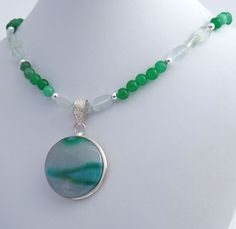 Green Agate Jewelry With Faceted Beads, Green Oval Agate Necklaces, Oval Green Agate Necklace, Green Moss Agate Round Bead Necklace, Green Crystal Necklaces With Round Hand-strung Beads, Jewelry Catalog, Sedona Az, Pinterest Group, Sterling Necklaces