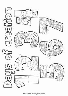 the number two coloring page for children to color and practice numbers in their own language