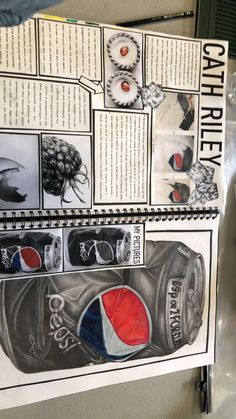 Catch Riley Artist Page. Cath Riley Artist Research, Cath Riley Art, Photography Research Page Gcse, Artist Information Page, Pop Art Gcse Sketchbook, Artist Page A Level, Artist Research Sketchbook Pages, Gcse Artist Research Page Ideas