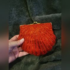 The Beaded Bag Is Never Used With Tags From The 80s And The Barrell Bag Was Used Once, Late 80s Red Evening Bag, Late 80s, Barrel Bag, Beaded Bag, The 80s, Mini Bags, Evening Bags, Mini Bag, Black Red