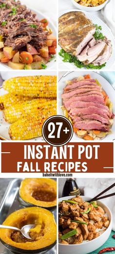 instant pot meals that are ready to be cooked in the oven and served with corn on the cob