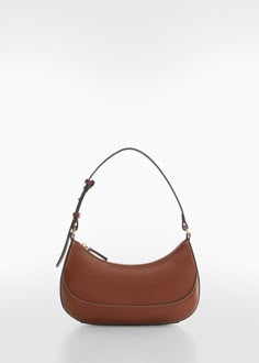 Oval short handle bag - Women | Mango USA Mango Bag, Oval Bag, Mango Bags, Modern Handbag, Best Gift For Wife, Thrift Inspo, Inside Bag, Bag Trends, Cute Bags