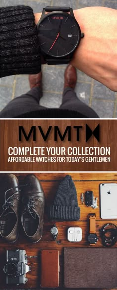 Looking for the perfect gift for the man in your life? With 13 men's styles to choose from all around $100, we're sure you'll find a watch that will fit his style! Mvmt Watches, Perfect Gentleman, F Men, Formal Office, Outfits Hombre, Collection Of Shoes, Grown Man