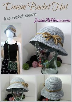 the crochet hat is designed to look like a woman's head and neck