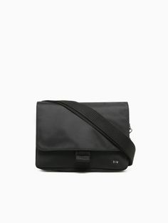 Nv Small Messenger Bag Black Black Modern Black Tote Flap Bag, On-the-go Black Bag With Detachable Strap, Black On-the-go Bag With Detachable Strap, Versatile Black Camera Bag With Removable Pouch, Versatile Black Camera Bag, Modern Black Camera Bag For Daily Use, Black Rectangular Laptop Bag With Adjustable Strap, Modern Black Flap Bag For Daily Use, Modern Black Satchel Camera Bag