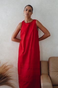 Beloved Cara Slip on Cotton Maxi Dress Casual Cotton Maxi Dress For Fall, Classic Maxi Dress For Spring, Classic Solid Color Maxi Dress For Spring, Spring Classic Maxi Dress, Cotton Dresses For Spring Layering, Chic Cotton Dresses For Layering, Classic Spring Maxi Dress For Casual Wear, Classic Spring Maxi Dress For Casual Occasions, Classic Spring Maxi Dress For Dress Down Occasions